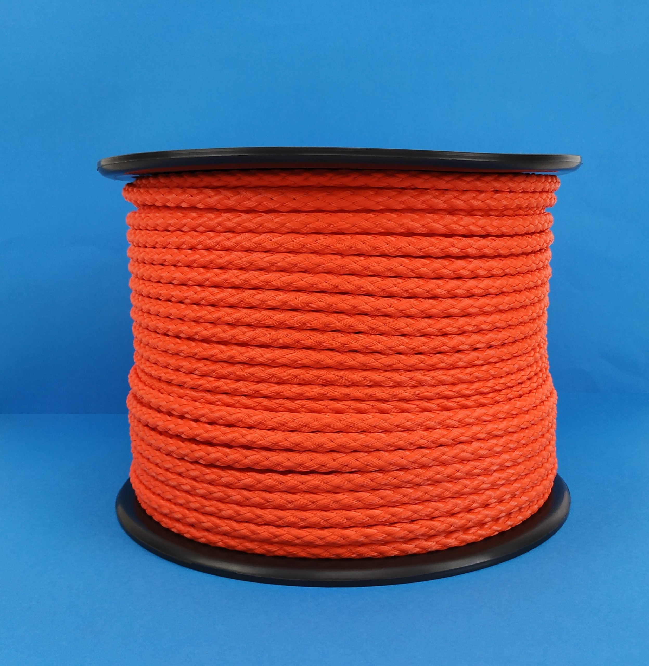30 m Cuerda trenzada flotante en polietileno naranja 6 mm 