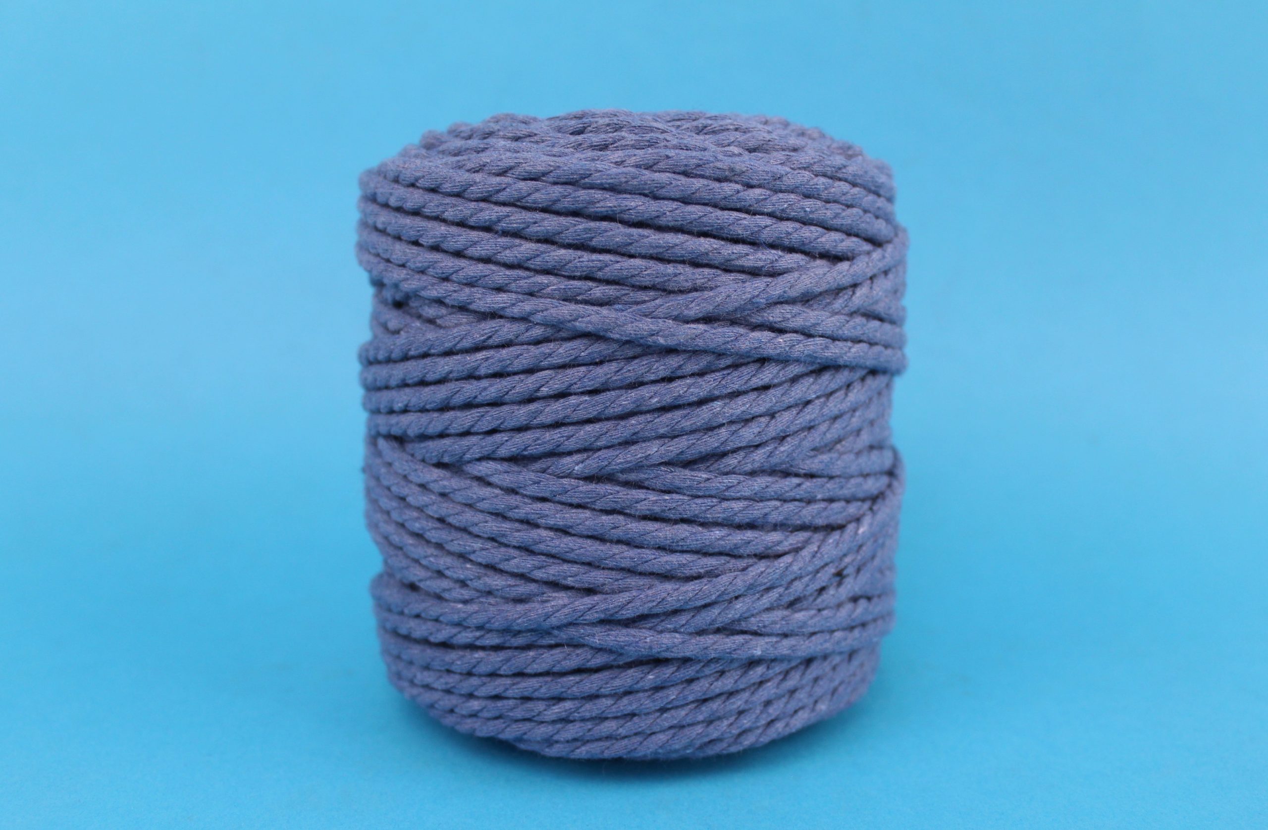 hilo macrame cuerda algodon hilos para macrame 5 mm azul marino 